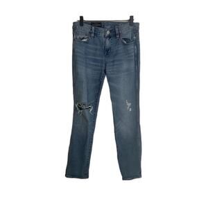 J. Crew Broken In Boyfriend Jeans Blue 25